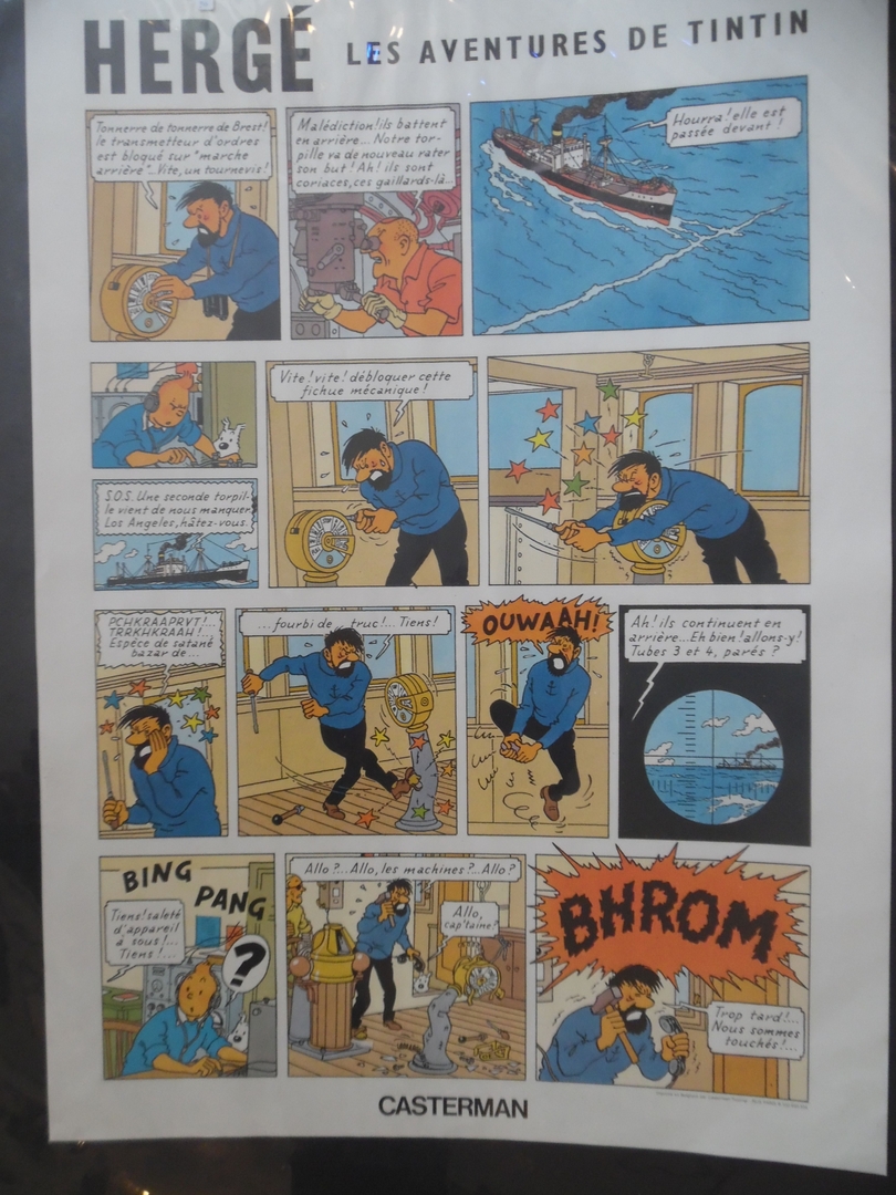 ga28_Hergé Offset planche Tintin