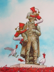 Turf | illustration originale - Festival BD d'Ajjacio | Galerie des bulles
