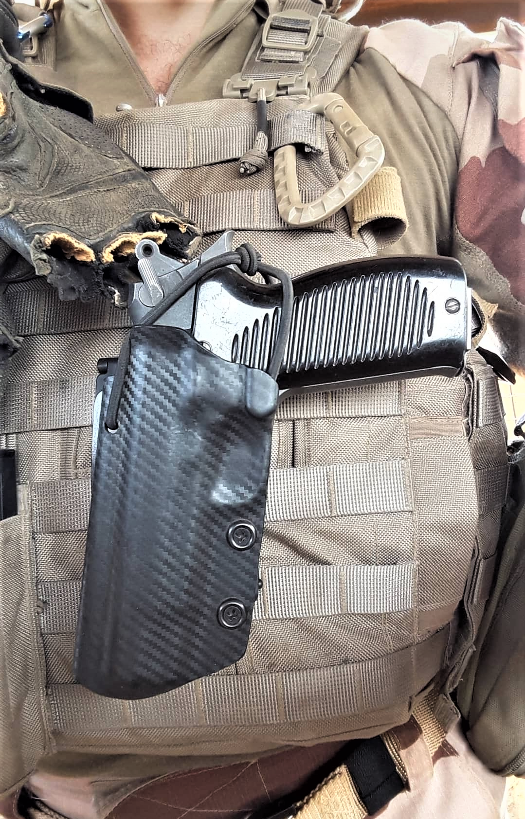 pamas 50 holster etfr france mali armée de terre opexblack carbon