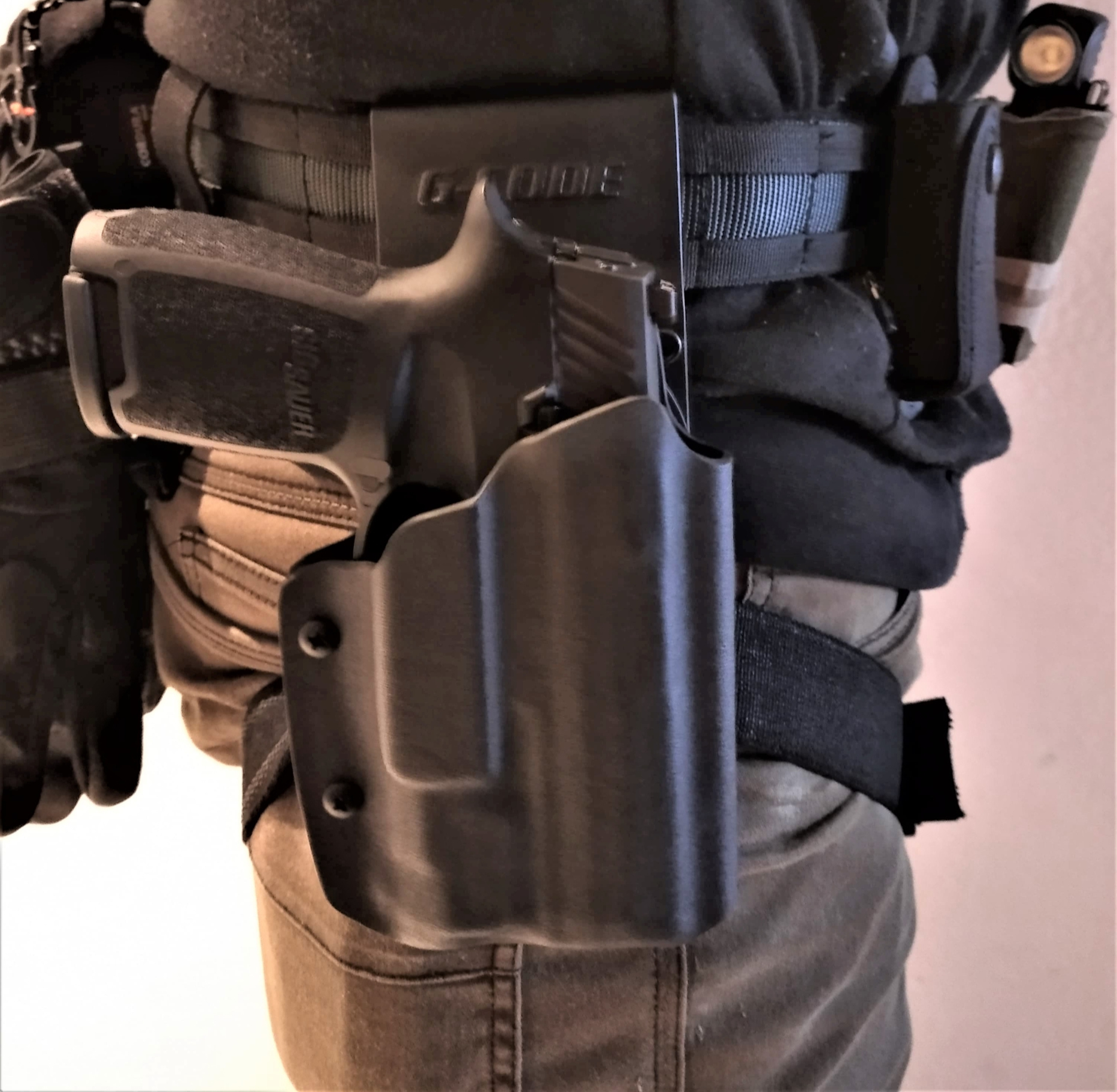 holster etfr kydex p320 compact inforce APL C lampe france RTI G code