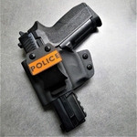 holster rep police etfr france kydex