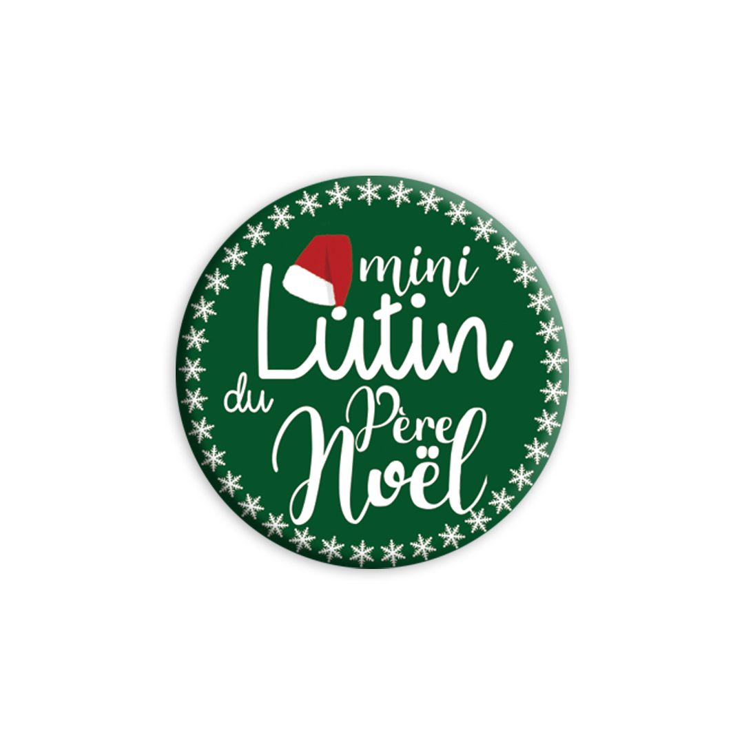 4-Badge-Noel-Mini-Lutin-Du-Pere-Noel