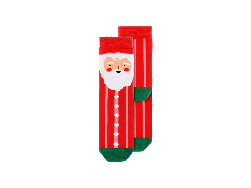 Chaussettes de Noël | Motifs Père Noël