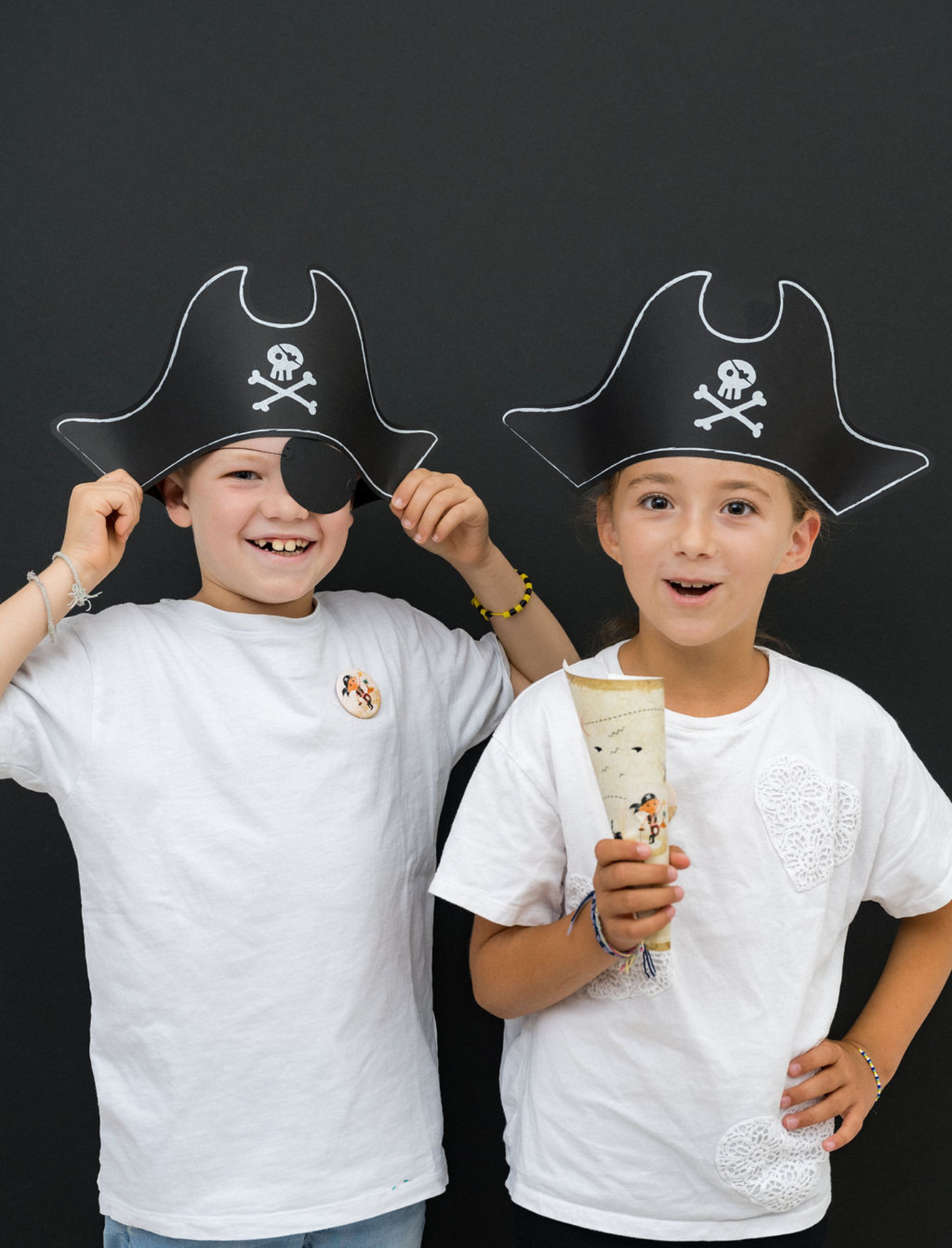 Kit de 6 cornets à surprises 'Pirate' anniversaire enfant