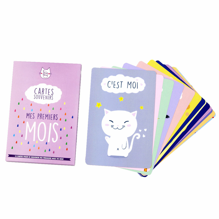 15 Cartes Souvenirs Pour Les Premiers Mois De Son Bebe