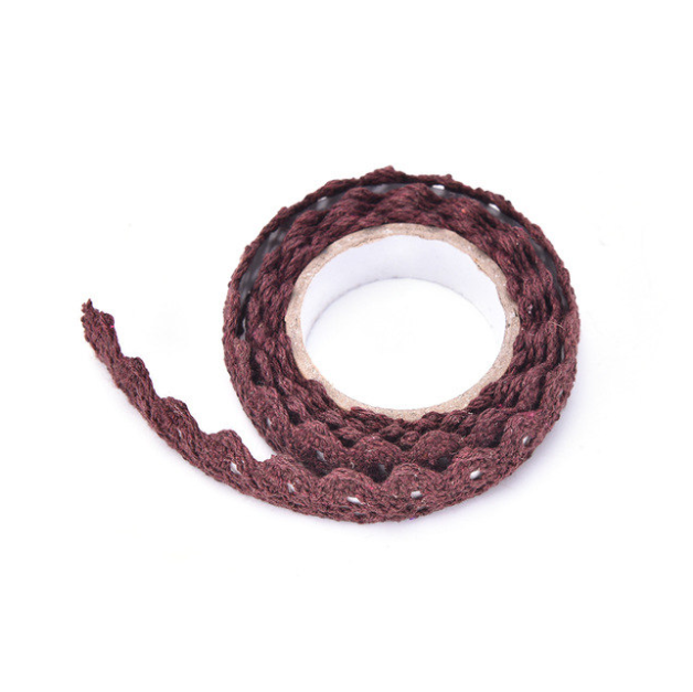 masking tape dentelle marron