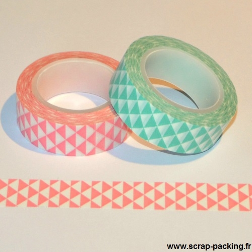 masking tape triangles