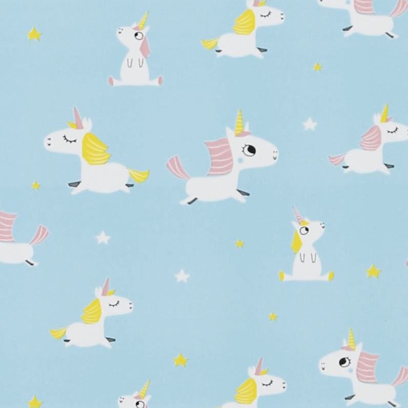 Papier cadeau Licorne