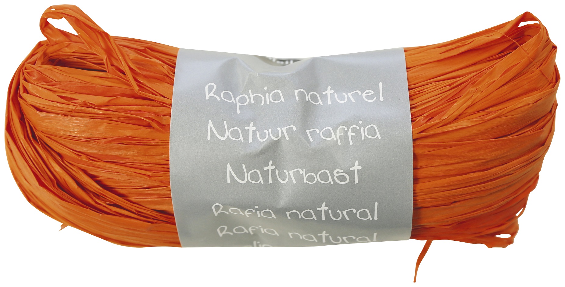 raphia naturel orange