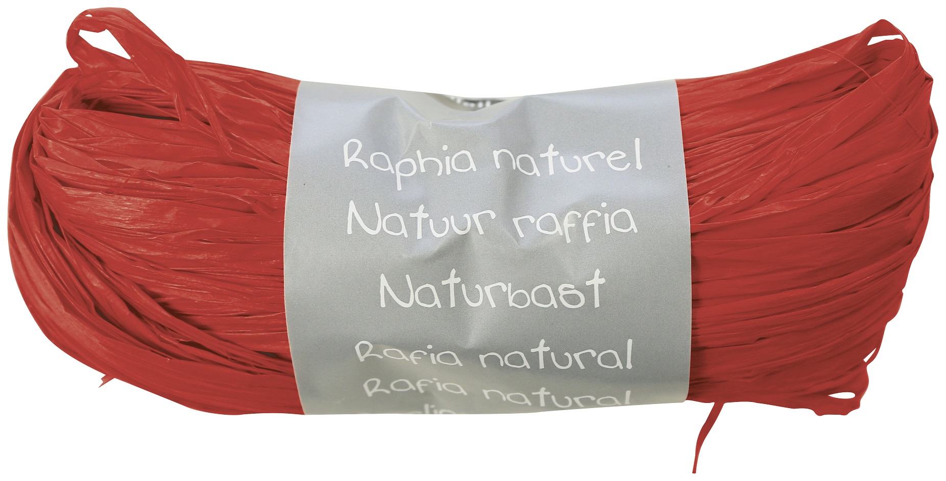 Fil Raphia Naturel Bordeaux - Bobine De 25 G, Parfait Pour Décoration Bucolique Et Loisirs Créatifs