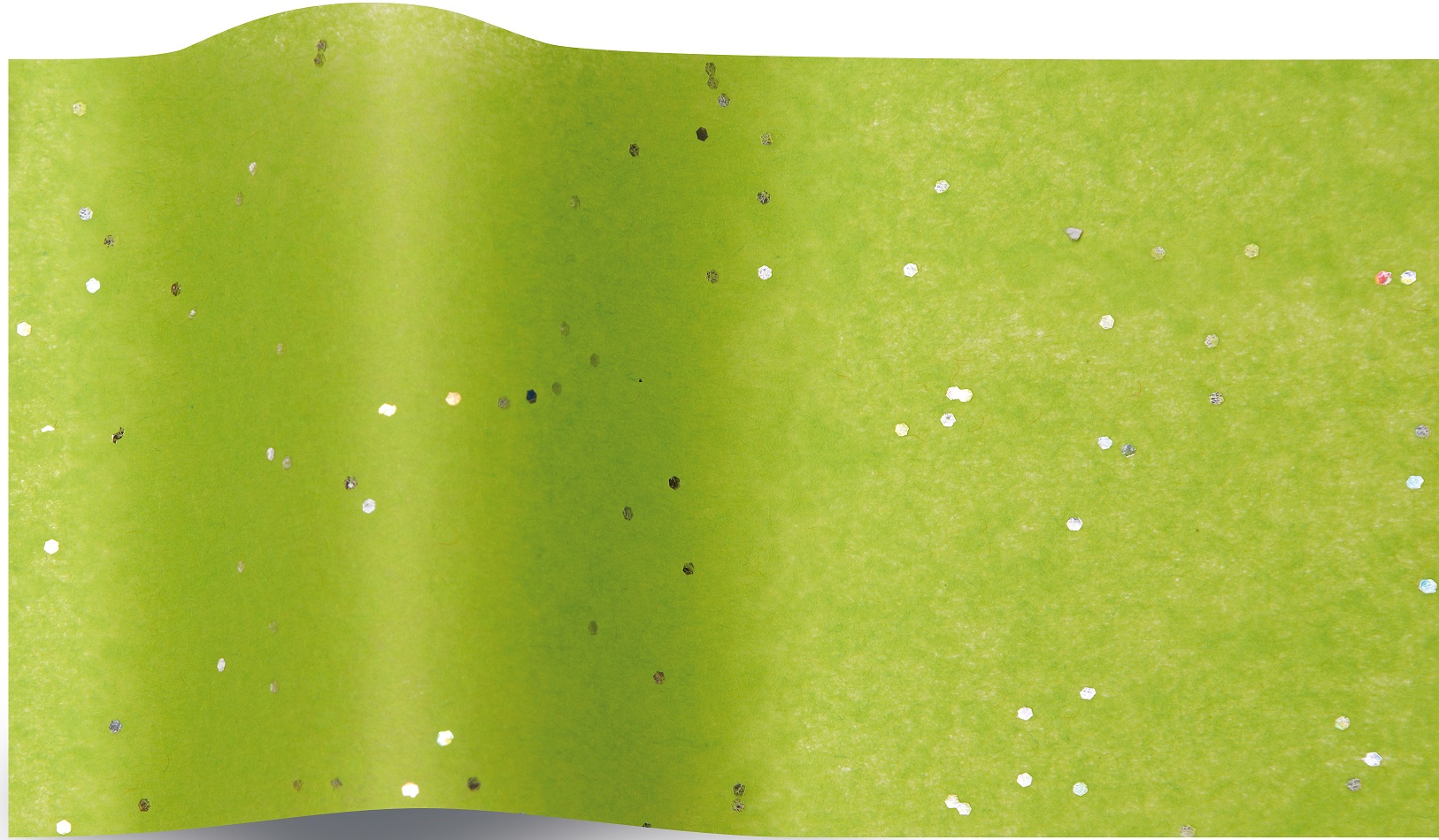 Diamant - 5 feuilles de papier de soie vert avec incrustations
