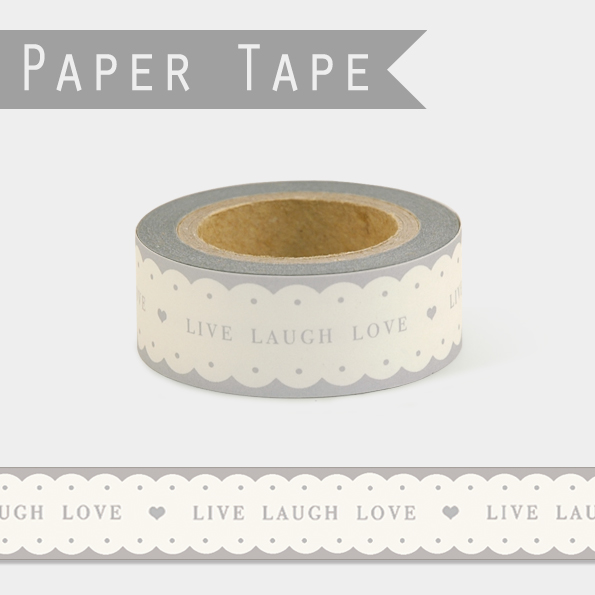 masking tape live laugh love