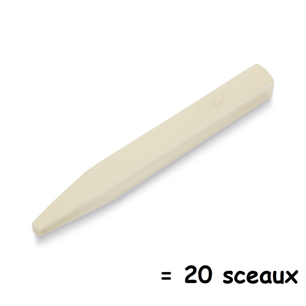 cire à sceau blanc creme