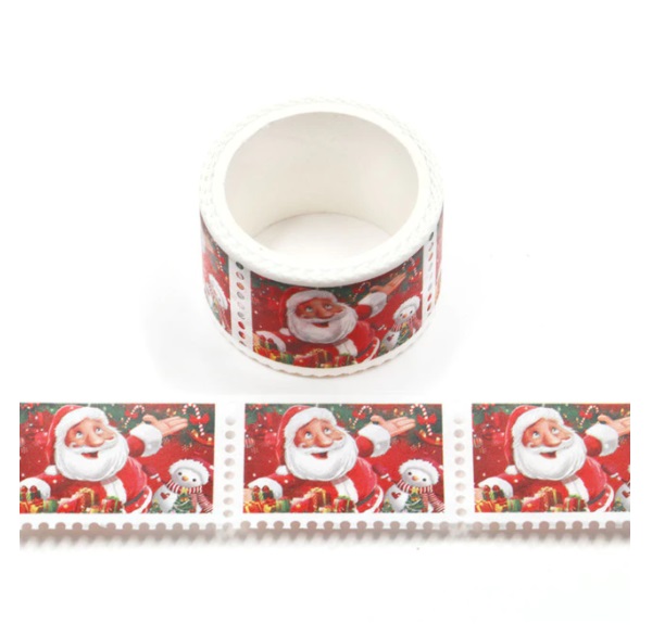 faux timbres pere noel