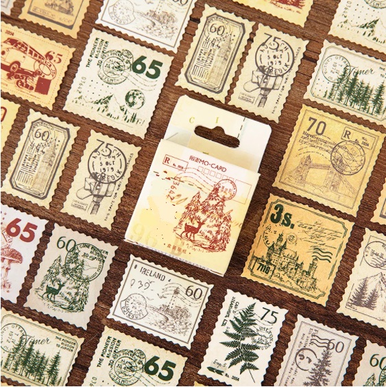 Stamp - 45 autocollants Airmail
