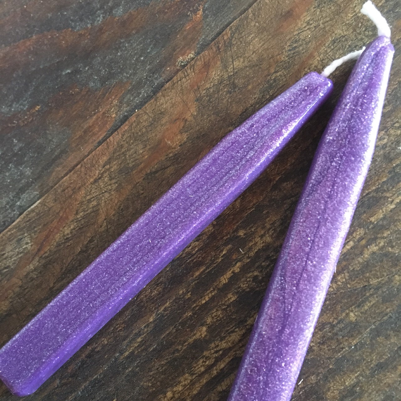 Glitter - Bâton de cire à cacheter violet pailleté