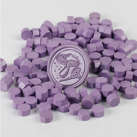 cire pour sceau violet mat
