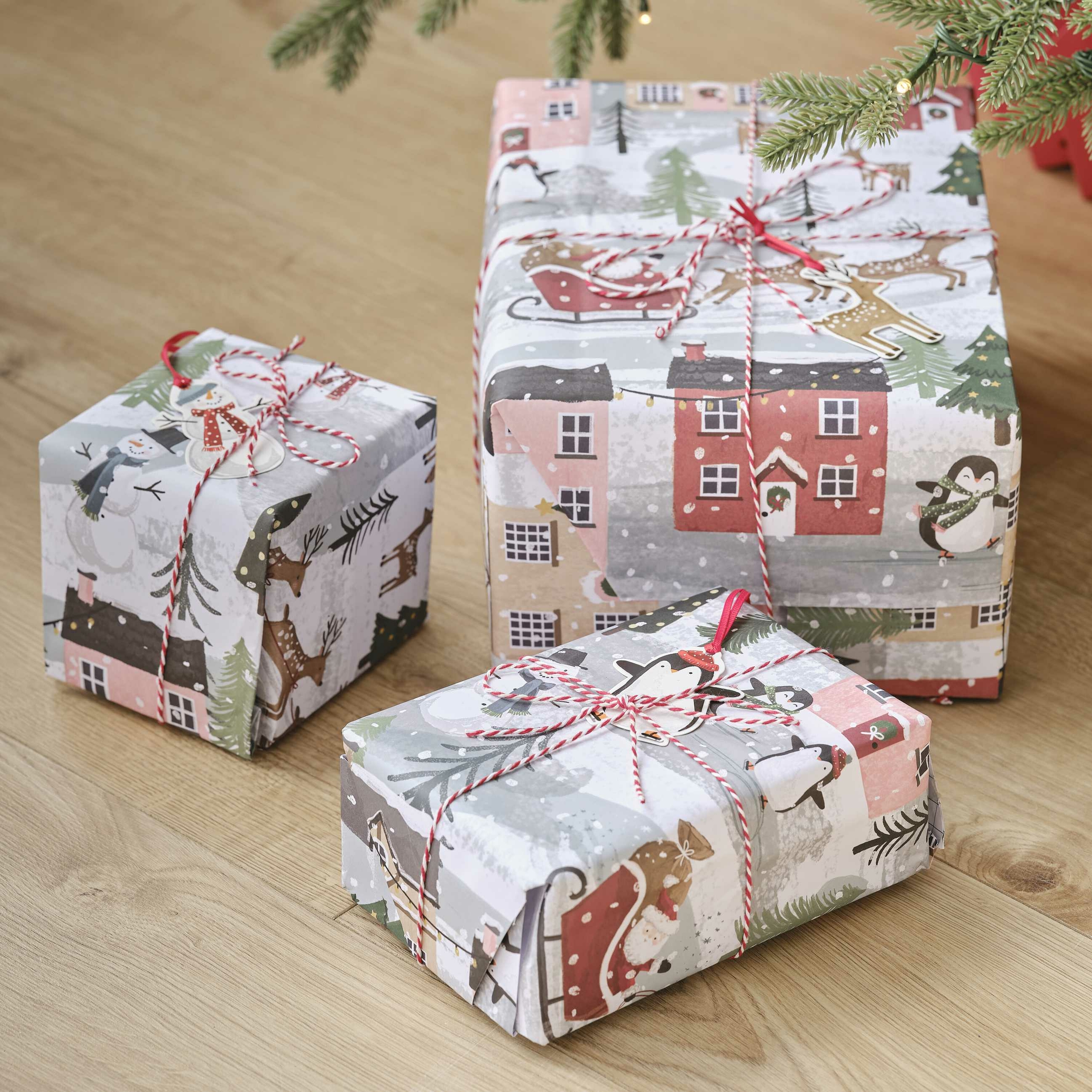 Kit papier cadeau de Noël élégant