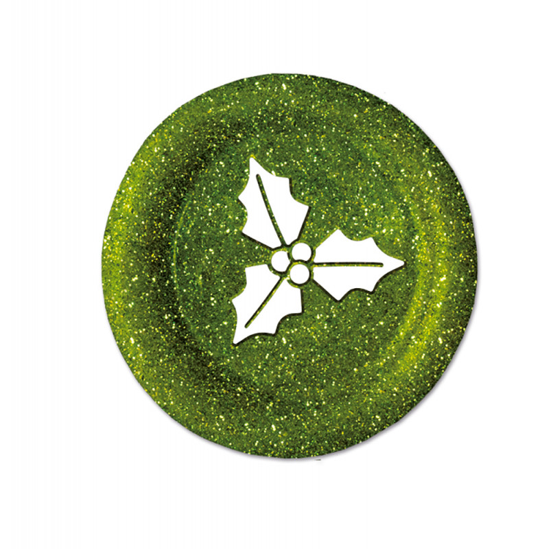 cire vert pailette sceau