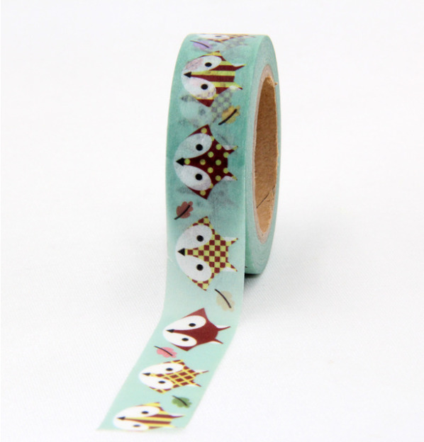 washi tape avec des renards