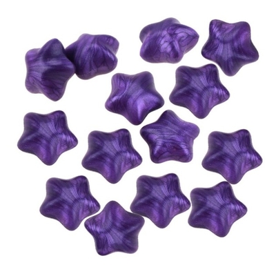 "Etoiles" - 50 granulés de cire violette