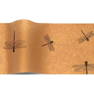 "Libellule" - 5 feuilles de joli papier de soie