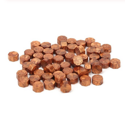 "Cuivre" - 100 granulés de cire pour sceau