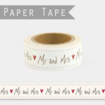 washi tape mariage