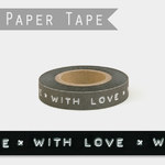 masking tape with love