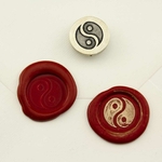 sceau de cire yin et yang