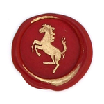 sceau de cire cheval