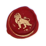 sceau de cire lion