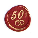 CACHET DE CIRE 50 ANS DE MARIAGE