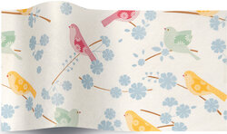Lot De 10 Feuilles Papier Cadeau Soie Liberty Bloom - Imprimé Floral Élégant Pour Emballage Luxueux