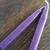cire violette a paillettes