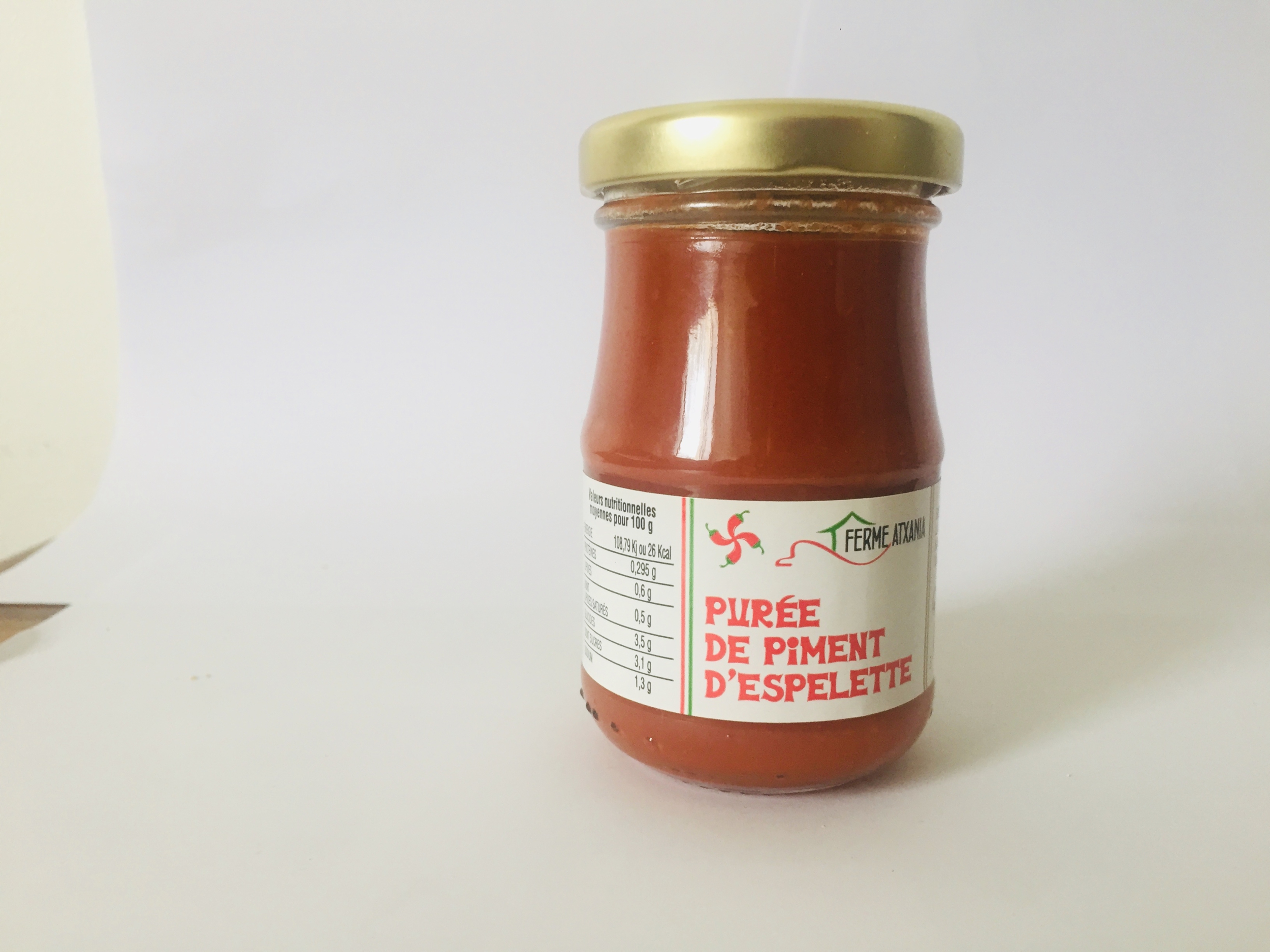 Purée de piment d\'Espelette - 90 gr