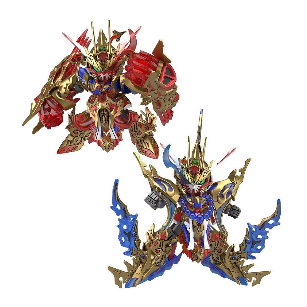 BANDAI GUNPLA SDW Heroes Wukong Impulse Gundam DX Set 09 b fond blanc