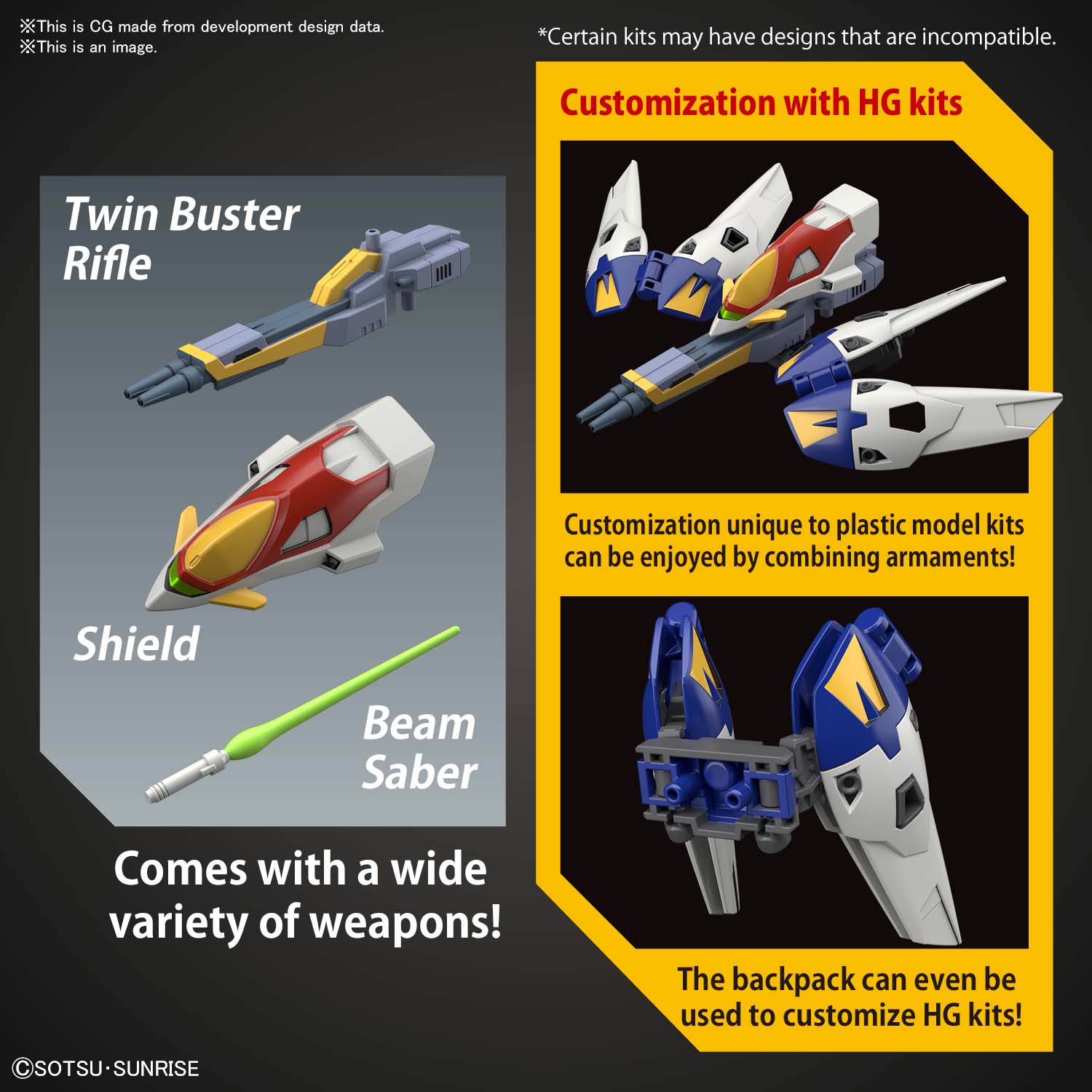 BANDAI GUNPLA SD Gundam EX-Standard Wing Gundam Zero 018 g vue complementaire