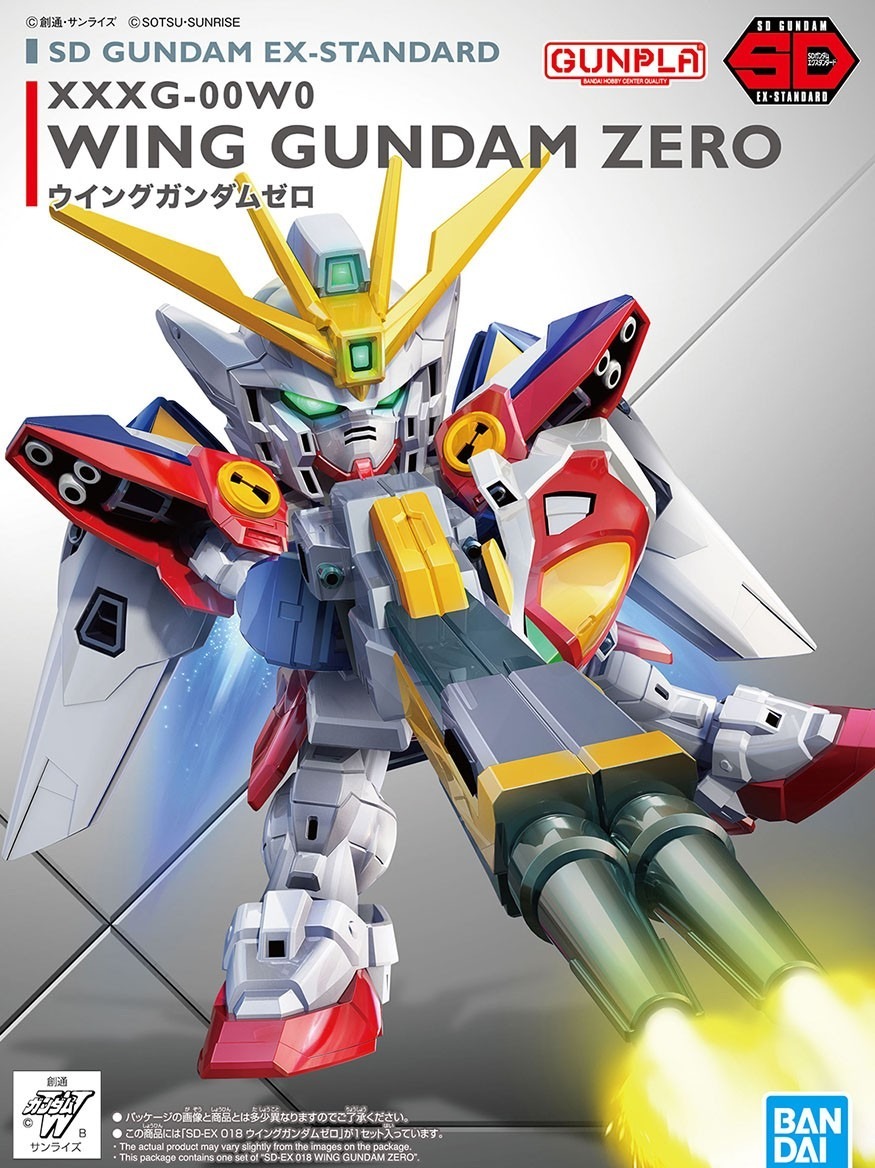 BANDAI GUNPLA SD Gundam EX-Standard Wing Gundam Zero 018 a boite