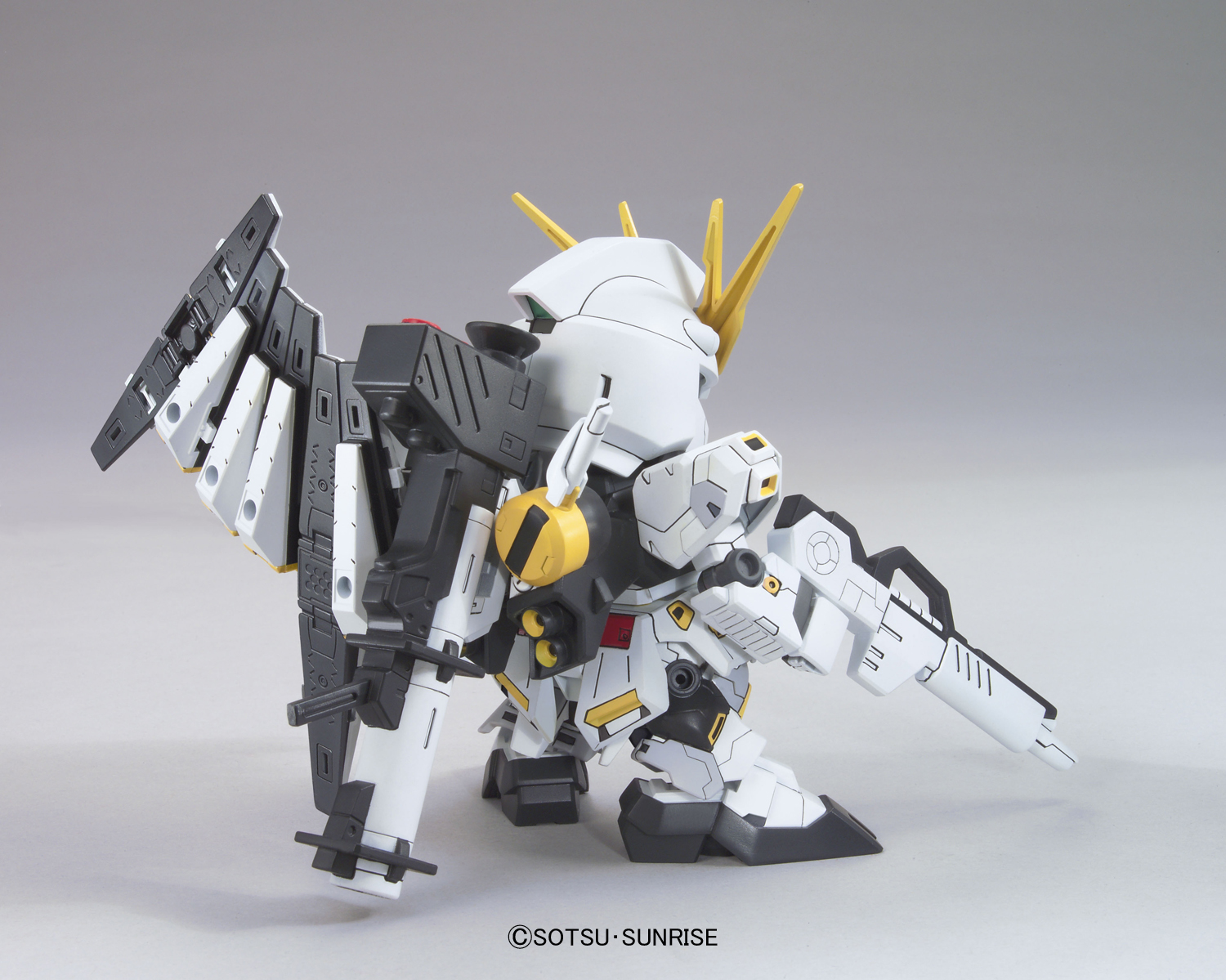 BANDAI GUNPLA BB Nu Gundam 387 c vue promotionnelle