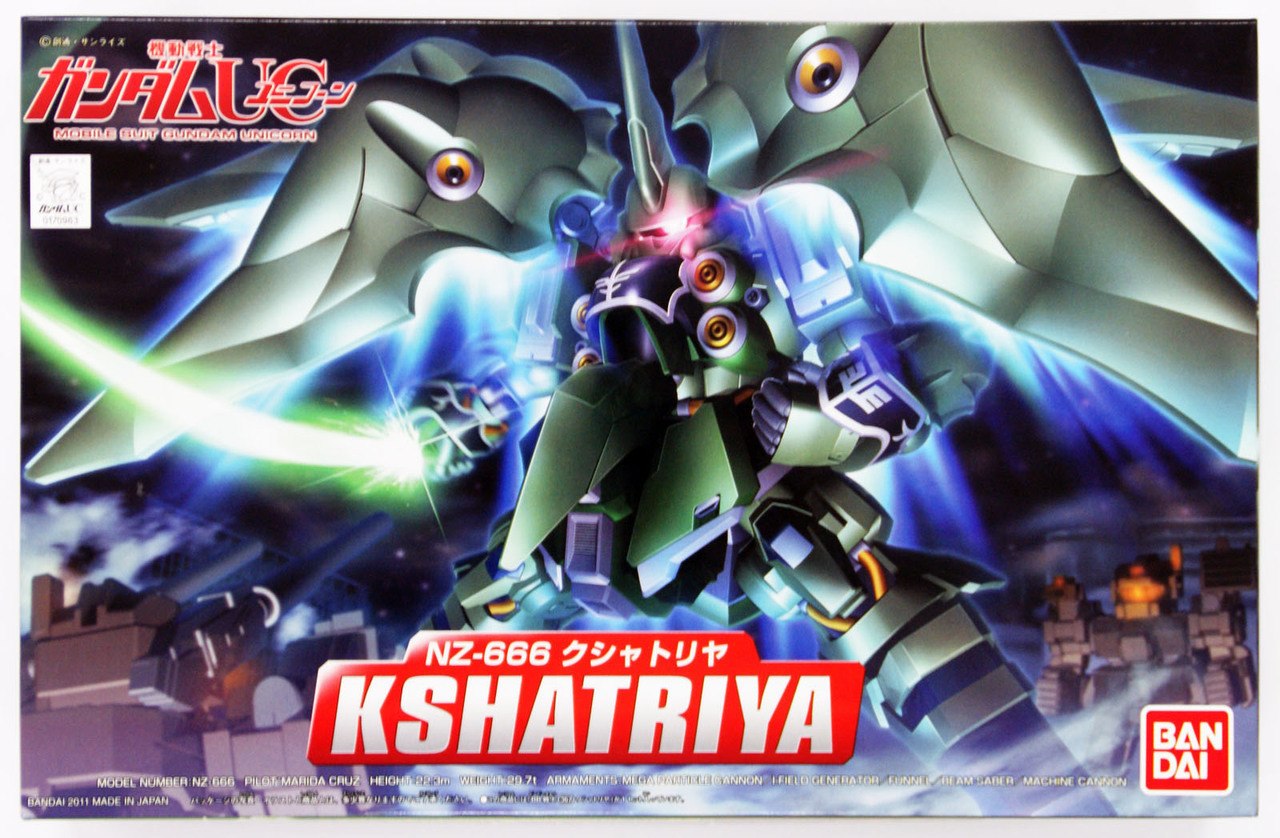 BANDAI GUNPLA BB Kshatriya 367 a boite