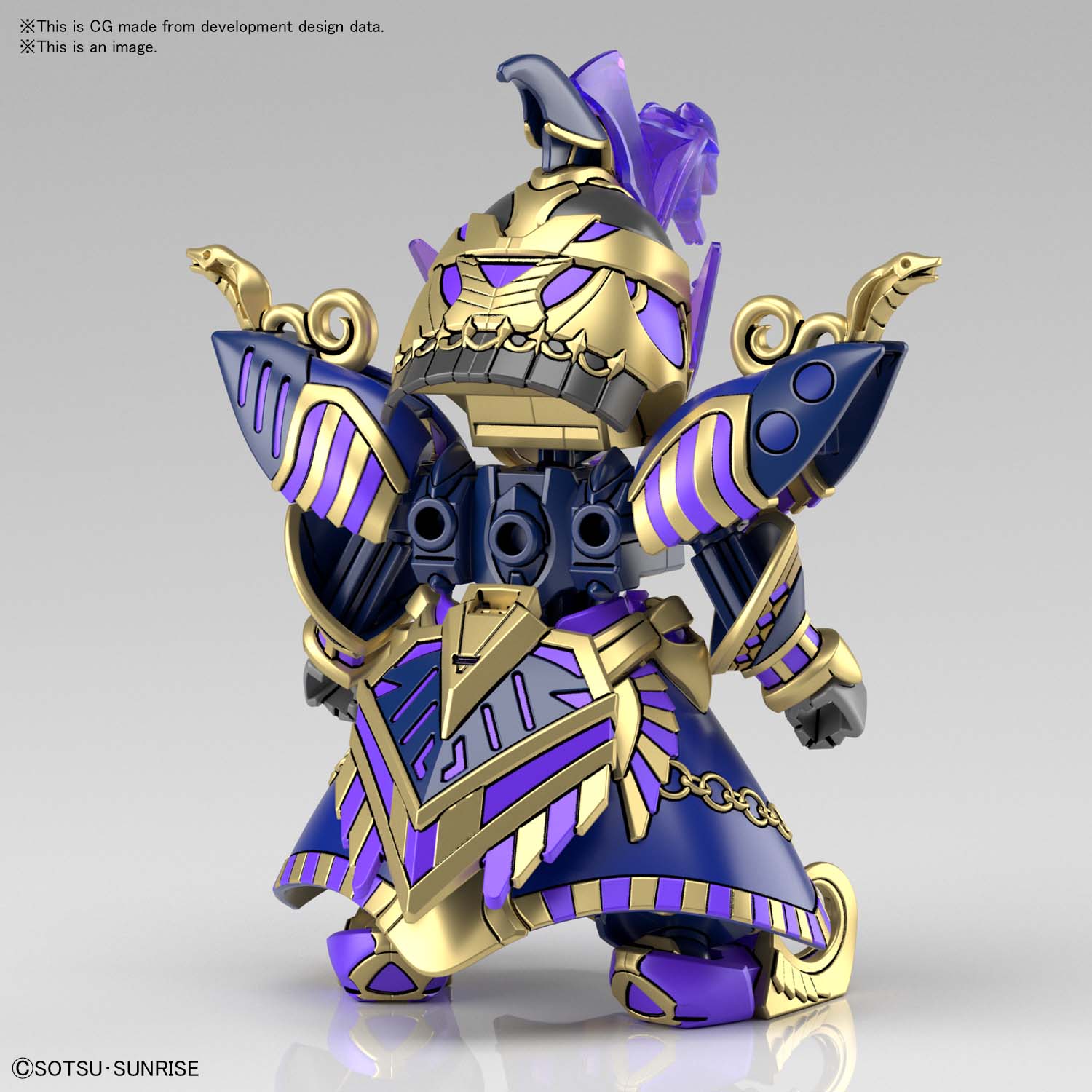 BANDAI GUNPLA SDW Heroes Cleopatra Qubeley Dark Mask Ver. 14 c vue promotionnelle