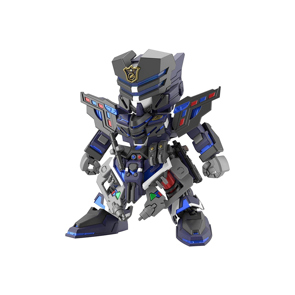 BANDAI GUNPLA SDW Heroes Verde Buster Team Member 12 b fond blanc
