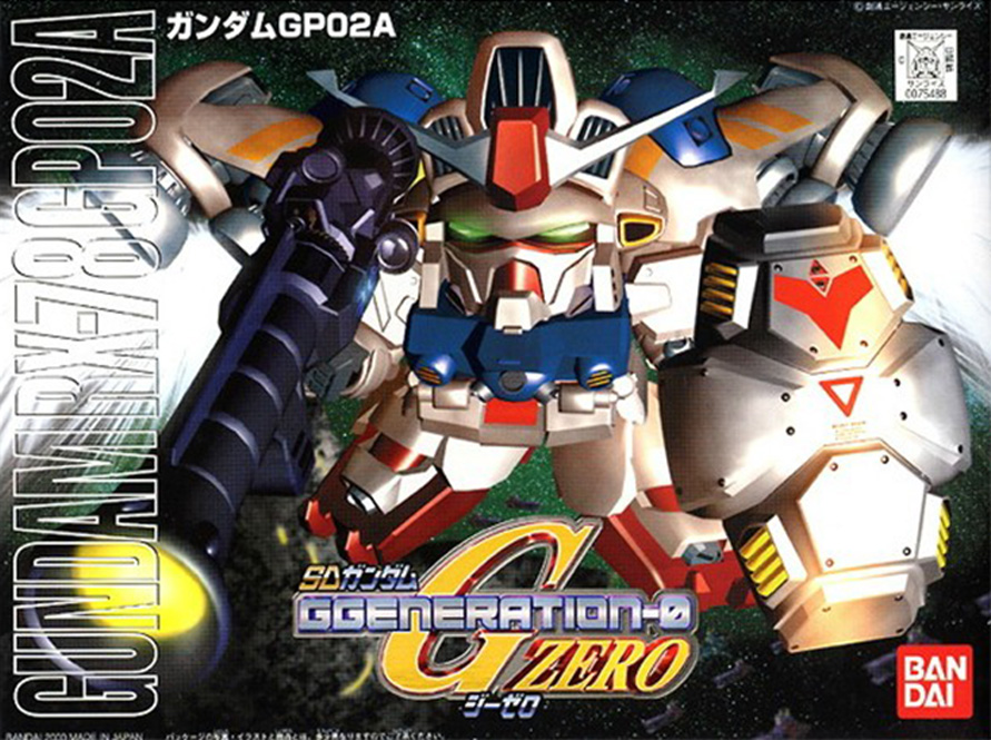 BANDAI GUNPLA BB Gundam GP02A 202 a boite
