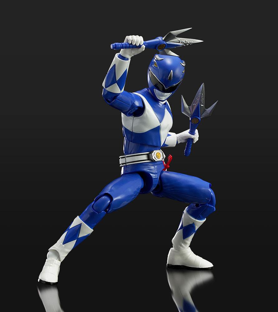 FLAME TOYS Power Rangers figurine Furai Model Plastic Model Kit Blue Ranger 13 cm
