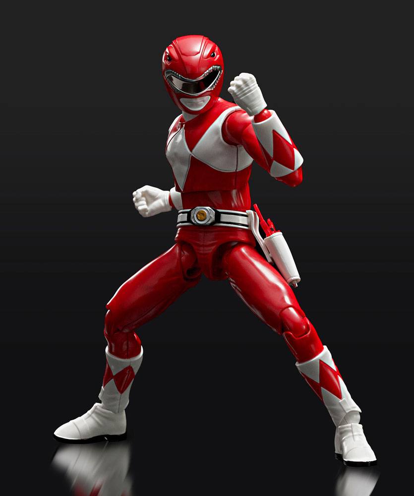 FLAME TOYS Power Rangers figurine Furai Model Plastic Model Kit Red Ranger 13 cm