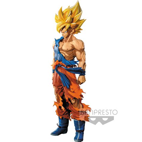 BANPRESTO SUPER MASTER STARS PIECE DBZ GOKU SS 34CM Manga