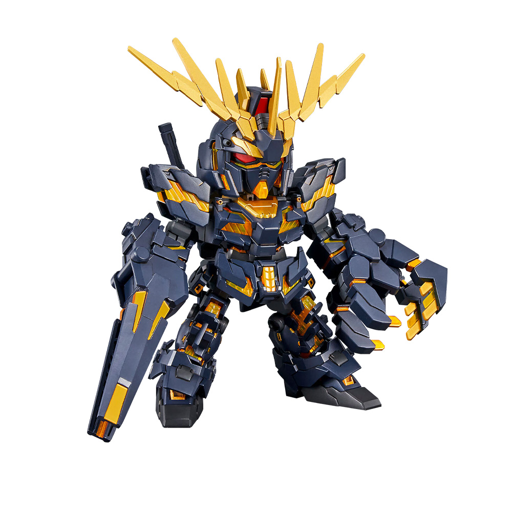 BANDAI GUNPLA Cross Silhouette Unicorn Gundam 02 Banshee (Destroy Mode) &amp; Banshee Norn Parts Set b fond blanc
