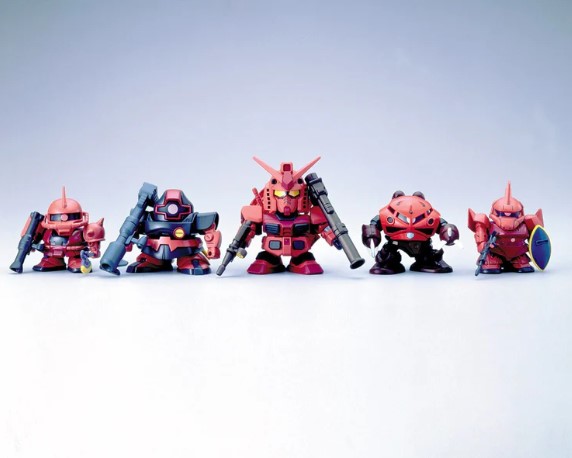 SD BB Senshi - GG Chars Custom MS Collection (5 SD Models) 01