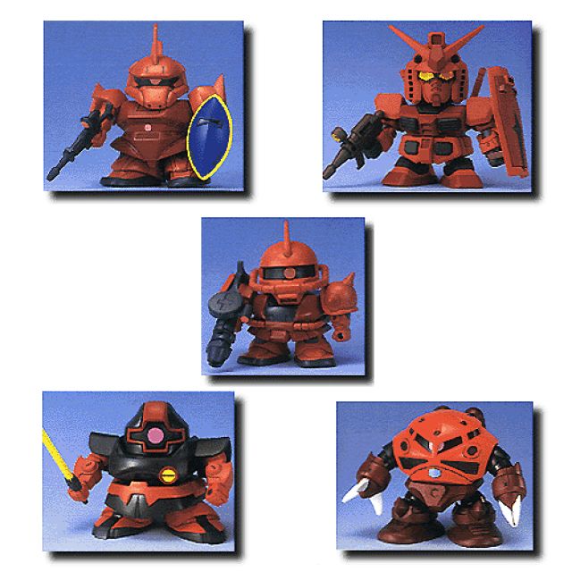 SD BB Senshi - GG Chars Custom MS Collection (5 SD Models)